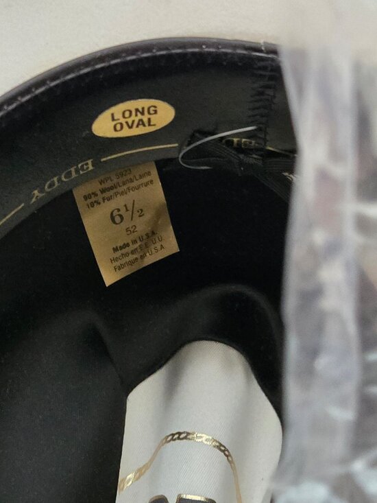 NWT - Vintage White Eddy Bros Western Hat